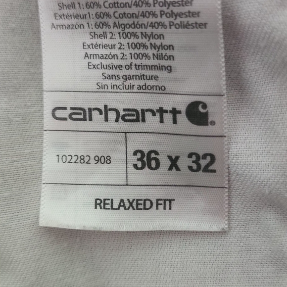 Men's Carhartt Work Pants 36 x 32 - Picture 5 of 6